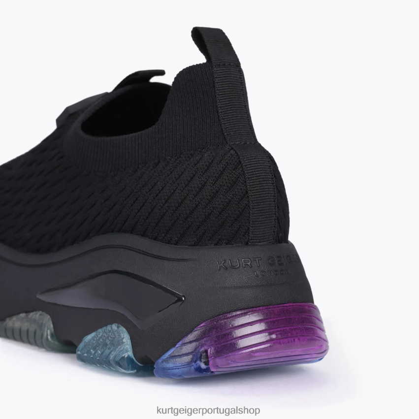 Kurt Geiger mulheres tricô lettie londres 8J6X00305 preto | calçados